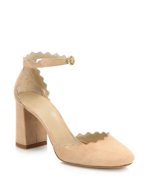 chloe scalloped heels.